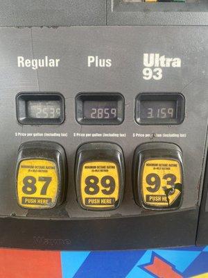 Gas price 4/6/21