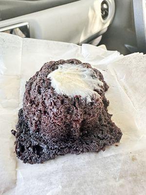 Chocolate peppermint Bundt cake