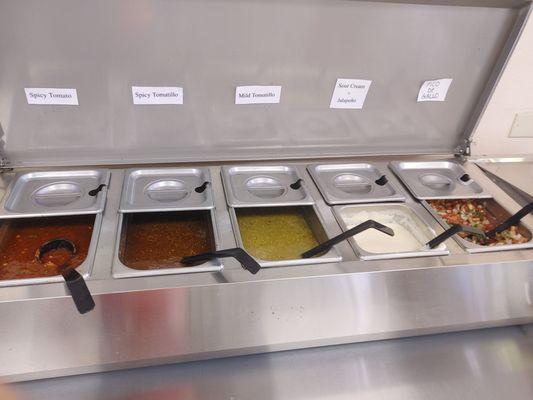 Salsa bar