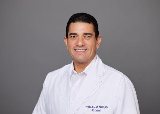 Dr. Edward Mena. Recipient of the Liver Health Foundation