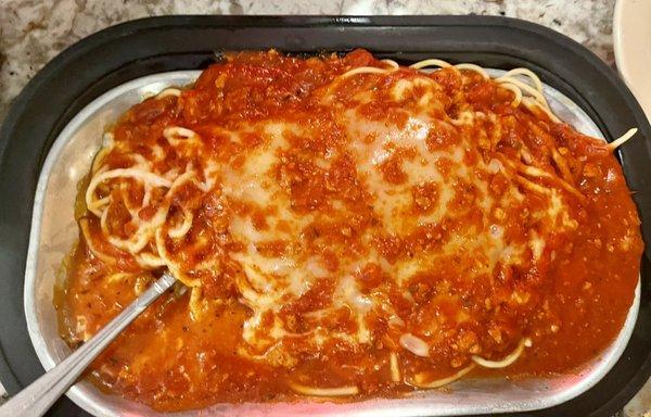 Baked spaghetti