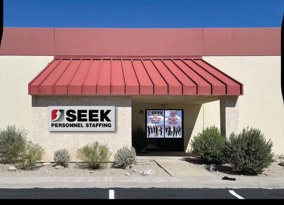 WELCOME TO OUR 2nd location! SEEK Personnel Staffing! SERVING ALL INDUSTRIES in California