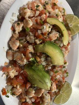 Ceviche de camarón