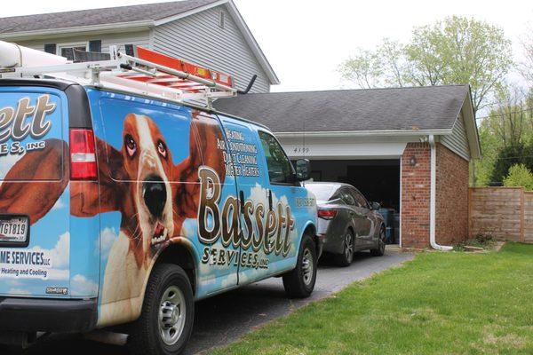 Bassett branded vehicle