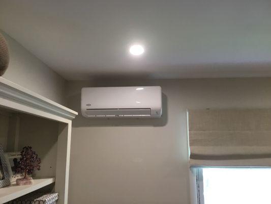 Carrier Ductless Heat Pump Installed in Stratford.