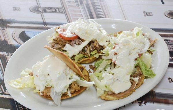 Authentic Mexican Sopes