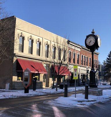 Ypsilanti's chilly but quaint Depot Town.