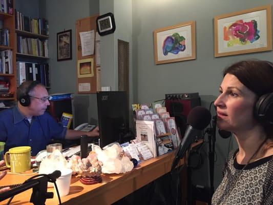 @joanpelzernyc live radio on talking alternative