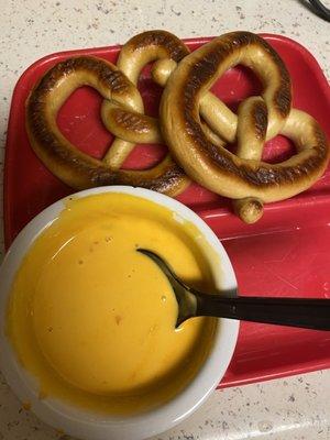 Super Pretzels Soft Pretzels & Tostitos Cheese Sauce