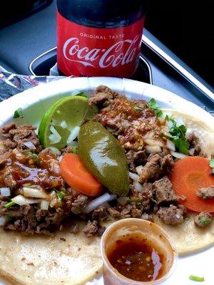 Tacos  carne asada