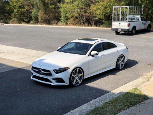 2019 CLS lowered on 22" Wheelz by Larry SA001-Fatih