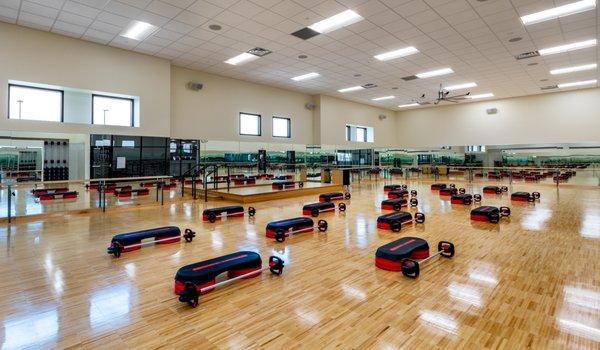 Group exercise studio