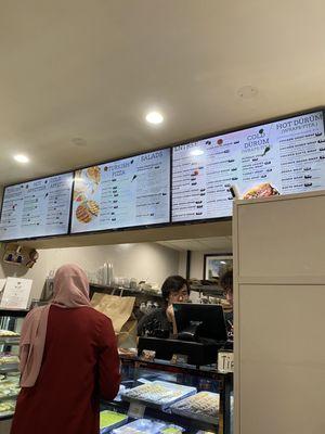 Menu and Front Counter