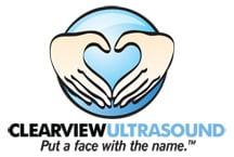 Our logo... because we really do Love what we do here at Clearview Ultrasound.