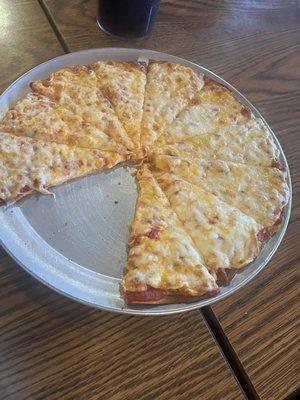 Gf cauliflower crust cheese pizza small