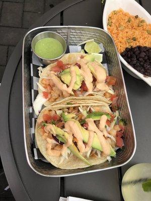 Shrimp taco.