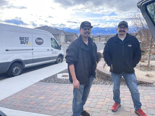 Ron & Nick in Damonte Ranch. Great Job as always. You both are a perfect team. Julie A