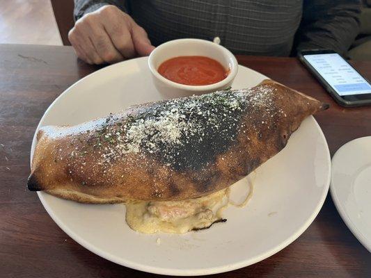 Burnt stromboli