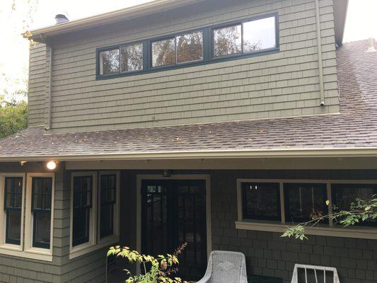 From bare shingle to solid body stain Mill Valley