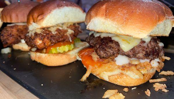 Burger slider