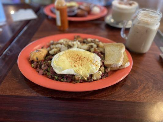 Josef's corned beef hash