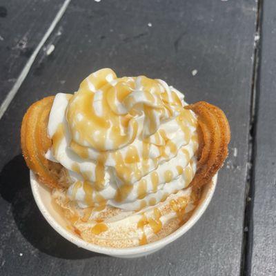 Churro Sundae