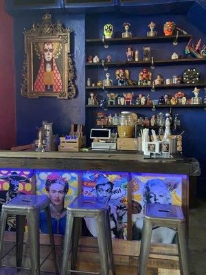 The eclectic, artistic decor at Catrinas is an absolute must see- like eating an art gallery | Catrinas Tacos and Tequila Bar | Tampa FL