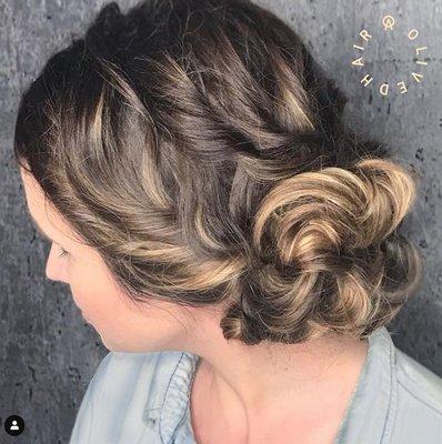 Special Event Updo by Olive