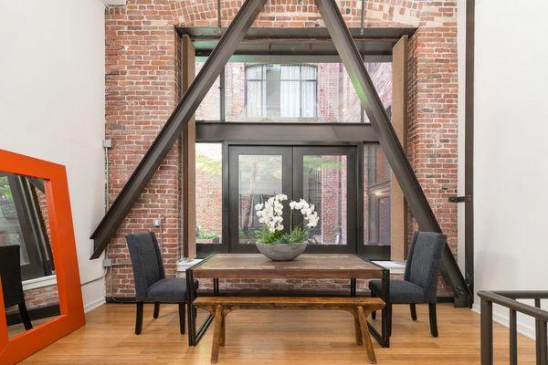 FOR SALE: Historic Tri Level Loft 1BD 2BA W/DEN W/Basement Lives like a 2 bedroom 1313 sq ft.  $899,000