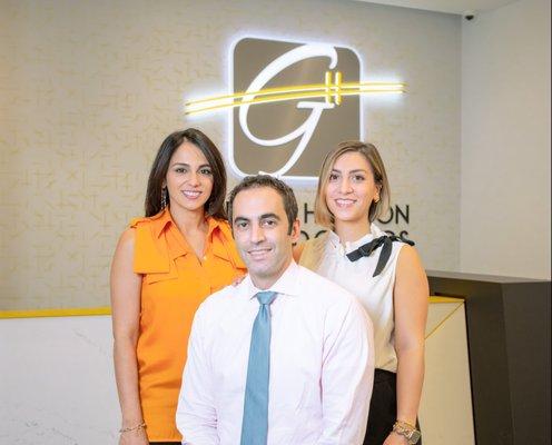 Dr. Amir Davoody, Dr. Rana Mehr, and Dr. Thomais Ioannou breaking the mold of what it means to be an orthodontic office.