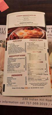 Take out menu page 4