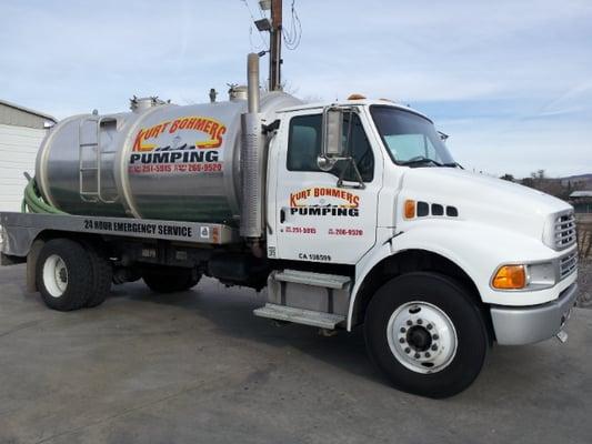 One of our pumping trucks!