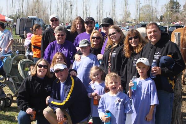 One of my office's very first March of Dimes Walk.