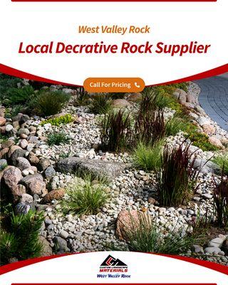 Local Decorative Rock supplier in Pheonix Arizona for residential and construction landscape projects.