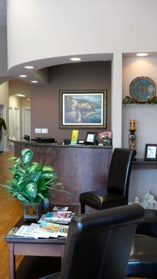 Enclave Vision Associates reception area.