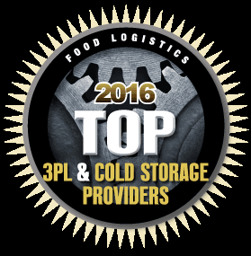 We did it again.  Voted by Food Logistics Magazine as Top 3PL and Cold Storage Provider for 2016