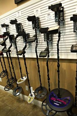 We are an Authorized Dealer of White's Metal Detectors at The Showroom