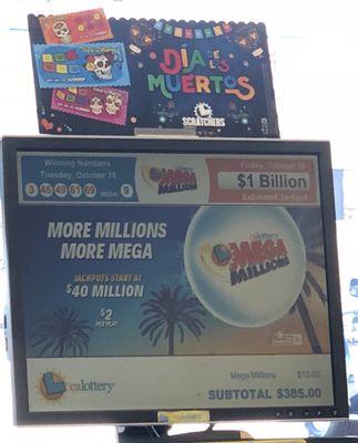 $1 billion mega millions lottery! Lol