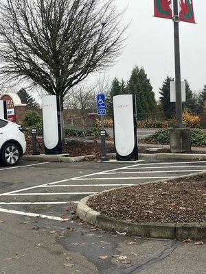 Handicap charging station