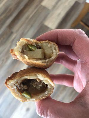 Inside of the empanada