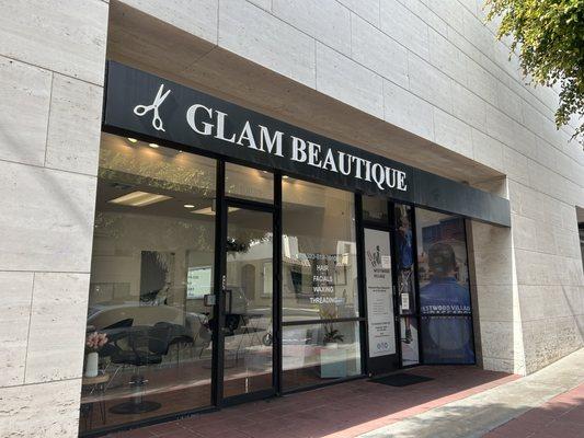 Outside Glam Beautique