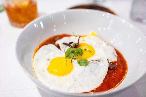 2024 Mother's Day Brunch Menu: Polenta & Eggs ($20)