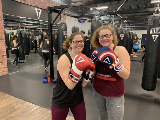 Boxing together is fun!