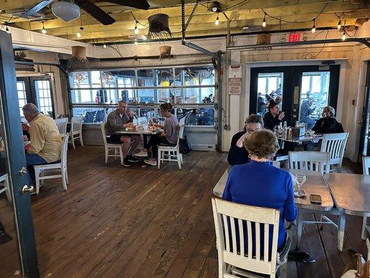 Indoor dining area