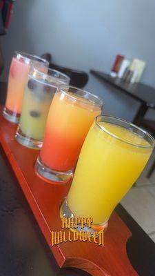 flight of mimosas