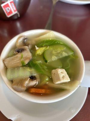 Vegetable Tofu soup