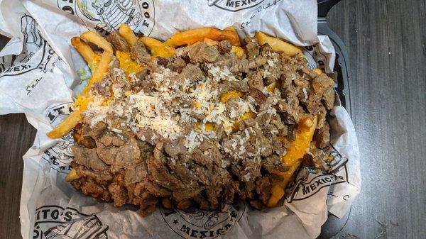 Half Order Carne Asada Fries.