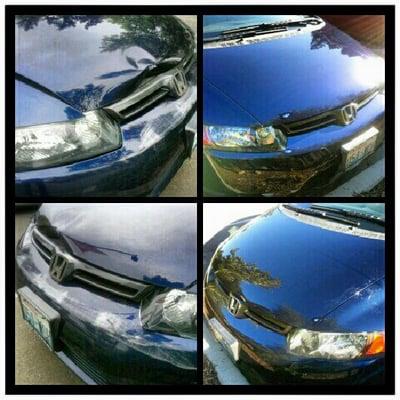 Before and after! Great job Fix Auto. My car looks great!