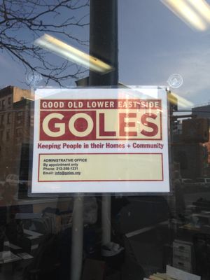 GOLES--Good Old Lower East Side