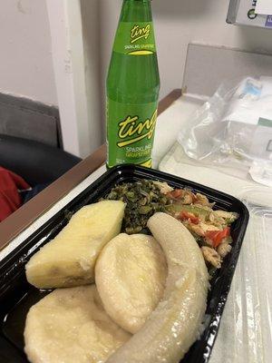 Callaloo and Saltfish Meal Ting Soda